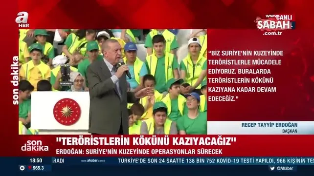 Başkan Erdoğan: Son nefesimize kadar buradayız