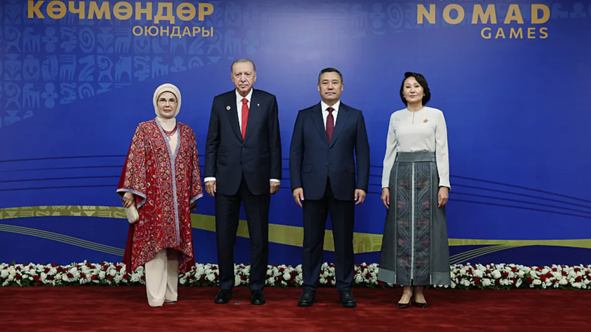 Başkan Erdoğan, Bişkek'te Dünya Göçebe Oyunları Açılış Töreni'ne katıldı haber görseli