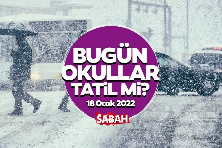Son Dakika Haberi - Yarın okullar tatil mi edildi? 19 Ocak Çarşamba İstanbul, Ankara ve diğer illerde okullar tatil mi oldu? Kar tatili olan iller ve ilçelerin listesi!