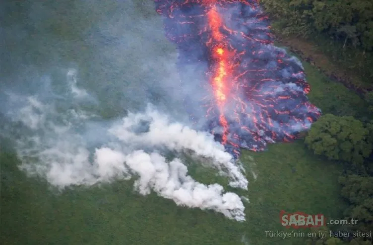 Hawaii’de dev lav çatlağı