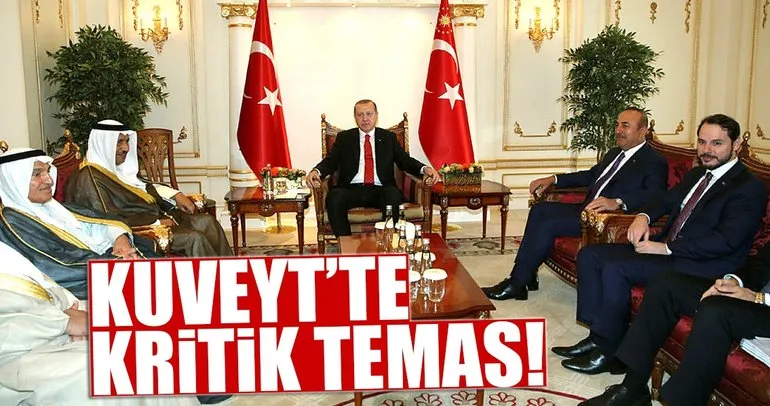 Son dakika: Cumhurbaşkanı Erdoğan, Kuveyt Başbakanı El Sabah’ı kabul etti