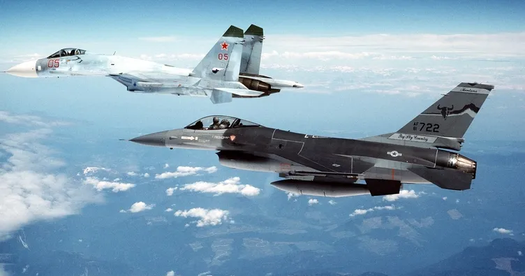 ABD’ye ait F-16 savaş uçağı düştü