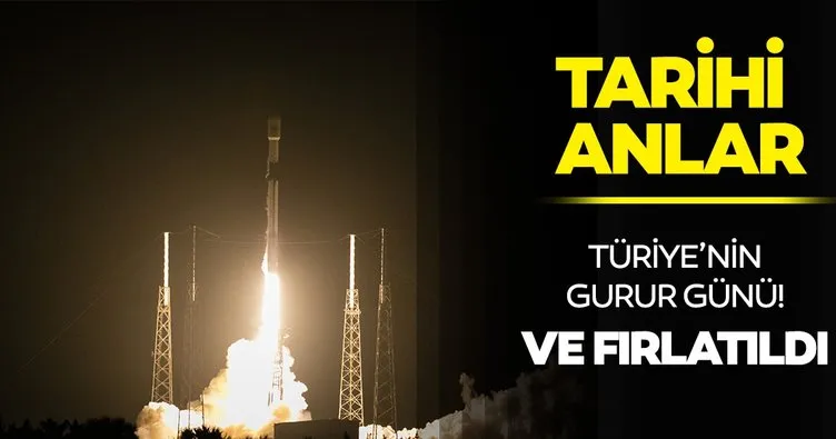 Son dakika: Tarihi anlar! Türksat 5A uydusu uzaya fırlatıldı