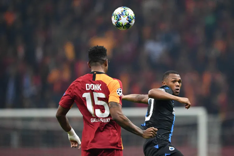 Galatasaray - Club Brugge maçından kareler