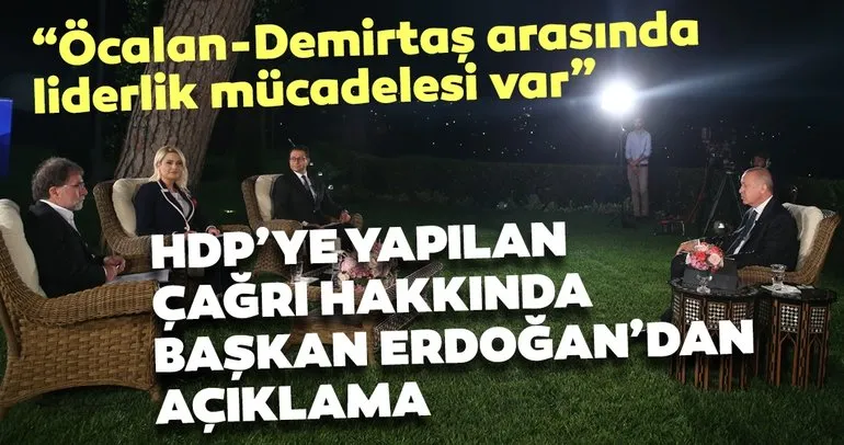 İmralı’dan HDP’ye yapılan çağrı hakkında Başkan Erdoğan’dan açıklama