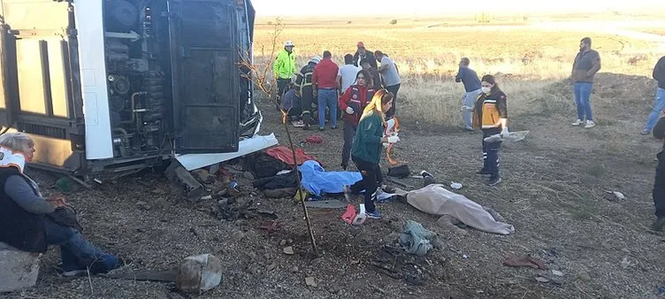 Son dakika: Aksaray’da yolcu otobüsü devrildi: 6 kişi öldü, çok sayıda yaralı var...