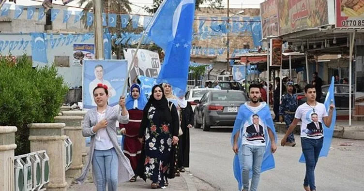 Kerkük’te Türkmen kadınlardan protesto