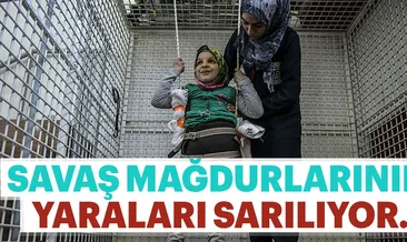 Savaş mağdurlarının yaraları sarılıyor