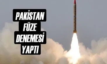 Pakistan, karadan denizdeki hedefe füze denemesi yaptı