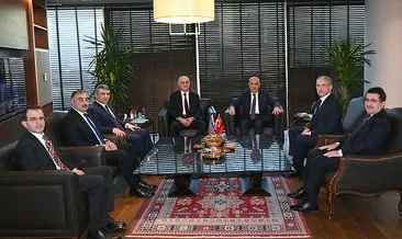 Bakan Kirişci, Azerbaycan Başbakan Yardımcısı Mustafayev ile görüşü