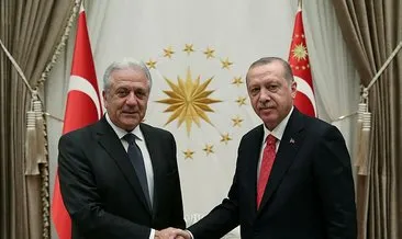 Başkan Erdoğan, AB Göç Komiserini kabul etti