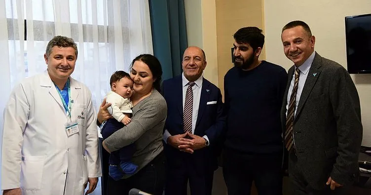 Yeni hastanenin ilk hastası Poyraz bebek oldu
