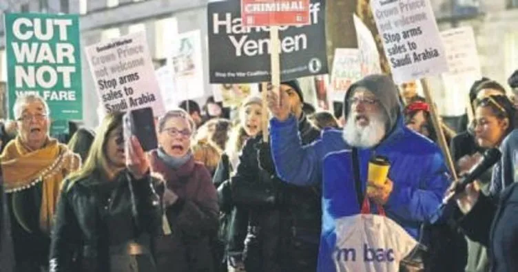 İngiltere’de protesto edildi
