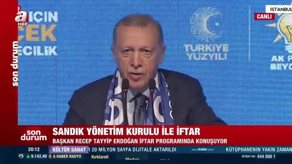 Başkan Erdoğan'dan önemli açıklamalar: Zübük siyasetinin niyeti bugün İstanbul'u yarın Türkiye'yi yağmalamak