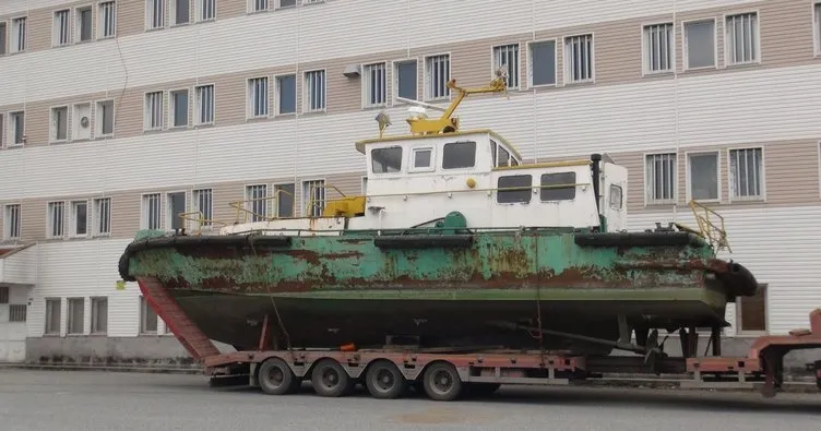 25 ton ağırlığındaki tekne uygulamalı denizcilik derslerinde kullanılacak