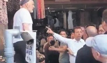 İBB Başkanı İmamoğlu, pazarda esnafla tartıştı, hakaret yağdırdı