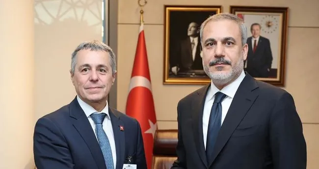 Bakan Fidan, İsviçreli mevkidaşı ile görüştü Bakan Fidan, İsviçreli mevkidaşı ile görüştü