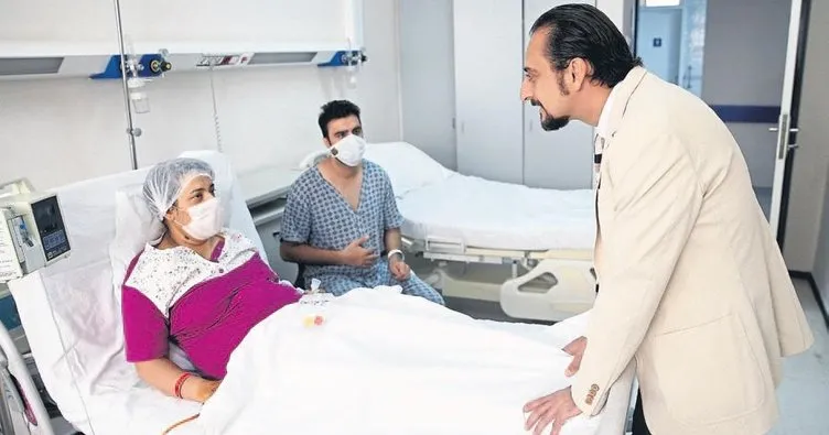 İranlı kadın hastaya hemşerisinden nakil