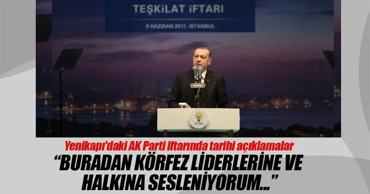 Cumhurbaşkanı Erdoğan’dan Körfez ülkelerine: “Kardeş kavgasının kazananı olmaz”