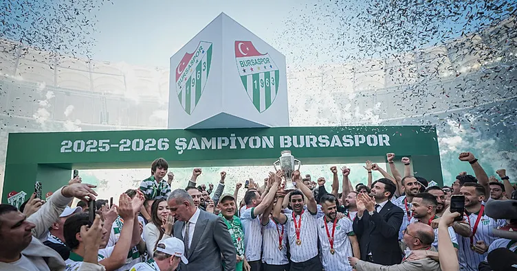 Bursaspor şampiyonluk kupasına kavuştu!