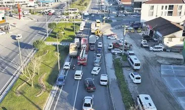 Düzce’de ‘trafikte fermuar sistemi’ tatbikatı #duzce