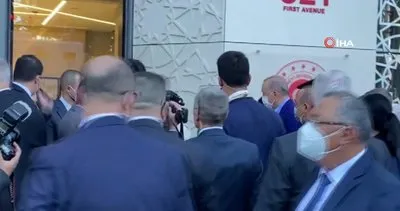 Cumhurbaşkanı Erdoğan, New York’ta Türkevi’ni ziyaret etti