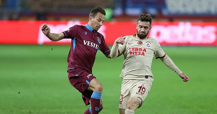 MAÇ SONUCU- Trabzonspor 1-1 Galatasaray
