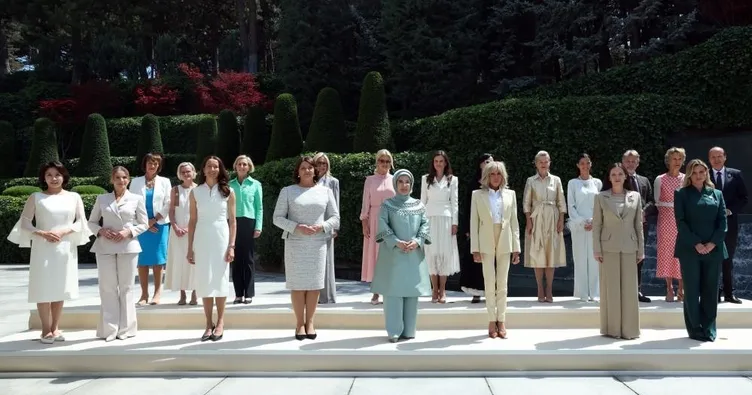 Emine Erdoğan, lider eşlerini Çankaya Köşkü’nde ağırladı