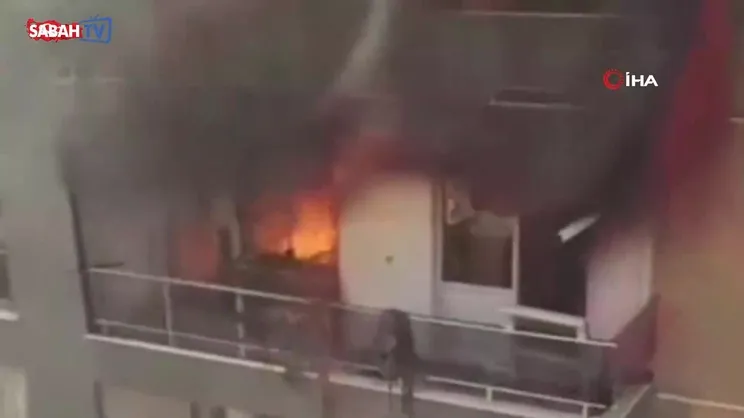 Ankara’da ev yangını paniğe neden oldu