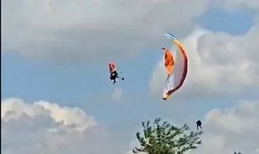 Ankara'da yamaç paraşütü kazasında 1 kişi hayatını kaybetmişti! Yeni görüntü ortaya çıktı #ankara