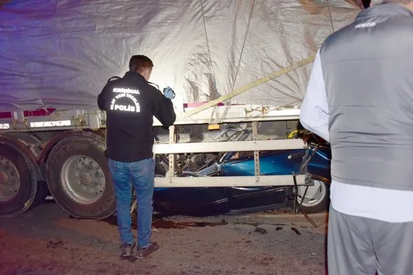 Kayseri'de kaza anı