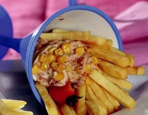 Beşamelli ve Ton Balıklı Patates Kupları