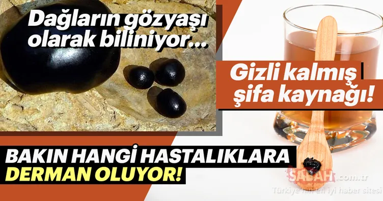 Dağların gözyaşı olarak biliniyor... Mumiyo gizli kalmış bir şifa kaynağı!