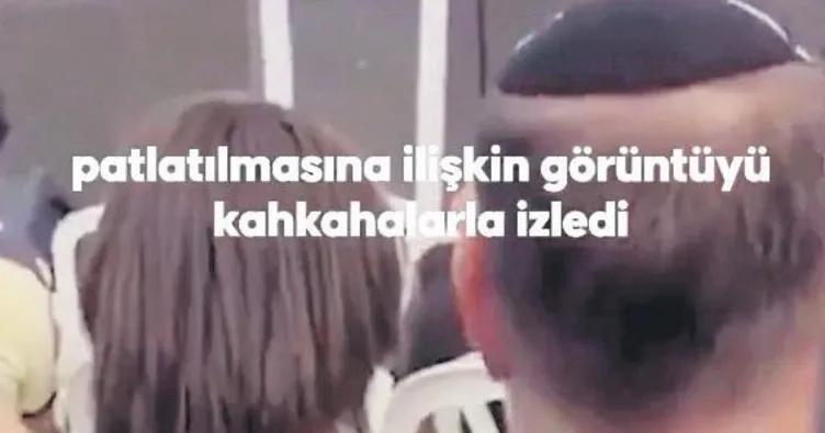 Evleri patlatıp ailece güldüler
