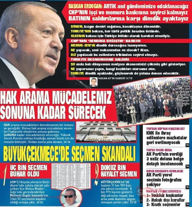 Türkiye İstanbul seçimlerindeki şaibe skandalını SABAH'tan okudu!