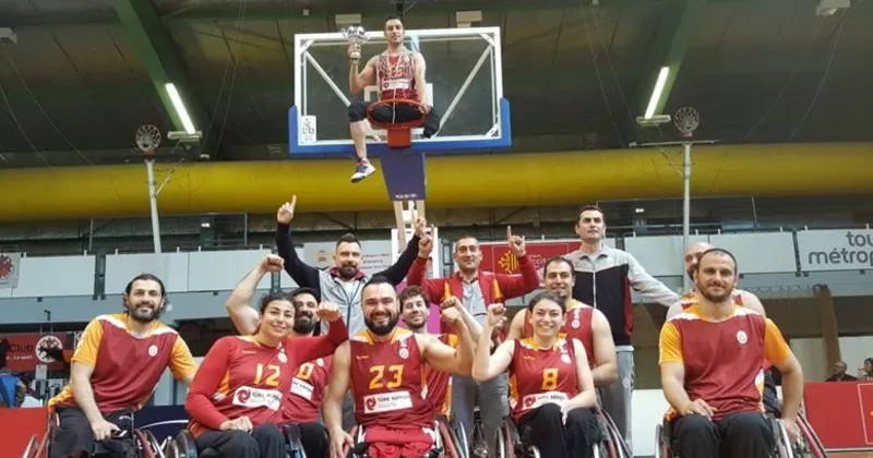 Galatasaray Tekerlekli Sandalye Basketbol Takimi Avrupa Sampiyonu Sabah