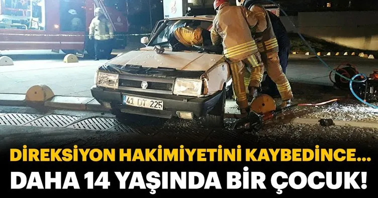Kadıköy’de 14 yaşındaki çocuğun kullandığı araç kaza yaptı: Biri ağır, 2 yaralı