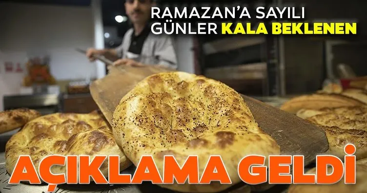 İstanbul Fırıncılar Odası Başkanı Erdoğan Çetin’den ramazan pidesi açıklaması!