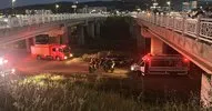 Sivas’ta otomobil köprüden uçtu! 2 yaralı