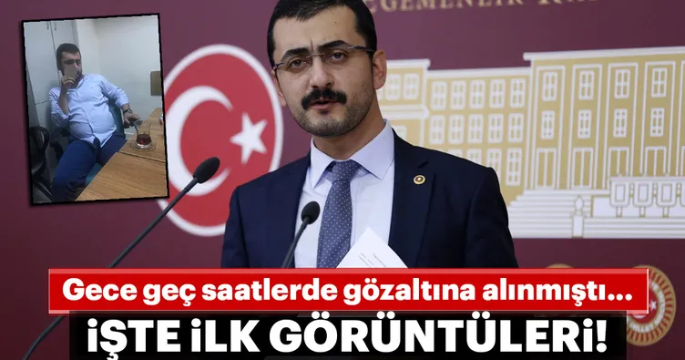 Eren Erdem gözaltına alındı! İşte Eren Erdem'in gözaltından ilk görüntüleri