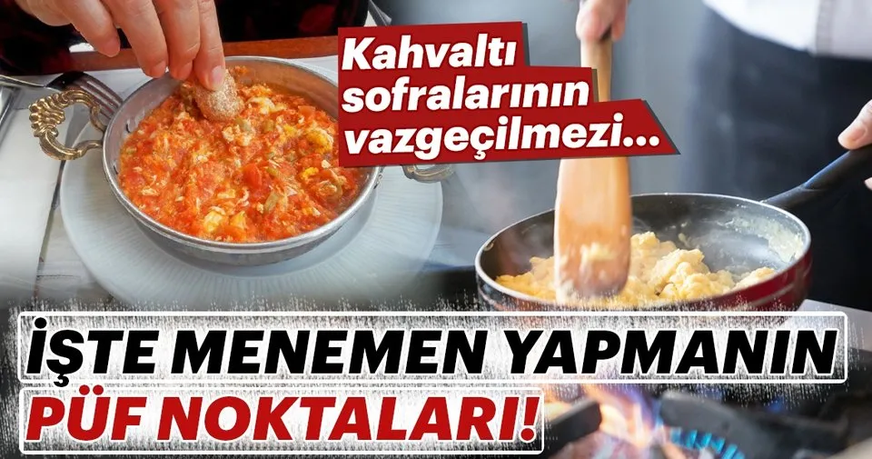 menemen nasil yapilir menemen tarifi
