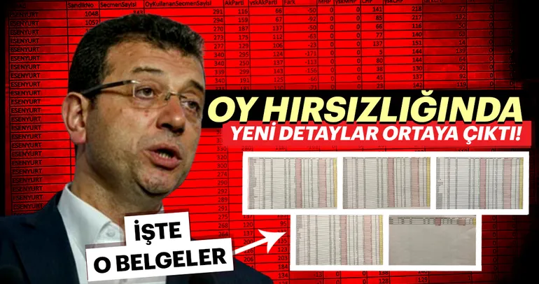 Oy hırsızlıÄ?ında yeni detaylar ortaya çıktı!