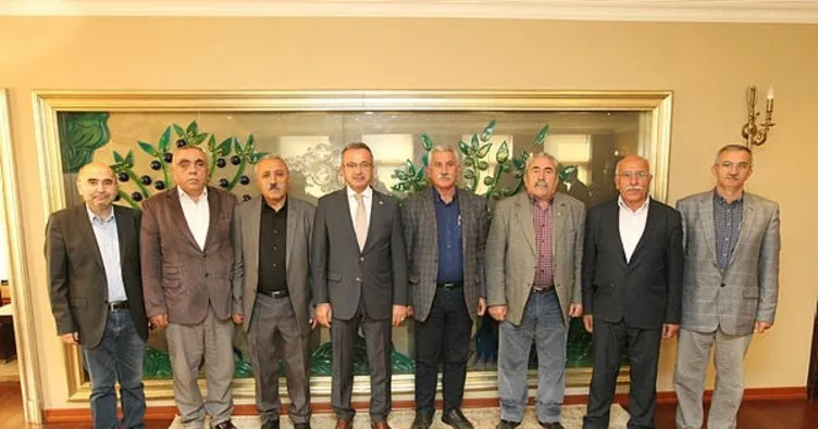 Cemevi Başkanları Köşker’i ziyaret etti