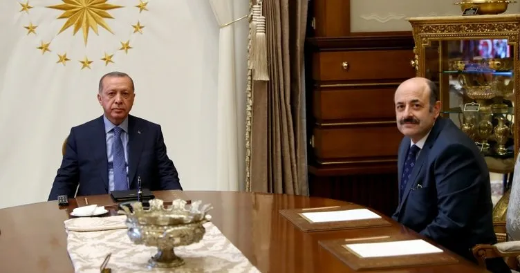 Başkan Erdoğan YÖK Başkanı Prof. Dr. Yekta Saraç’ı kabul etti