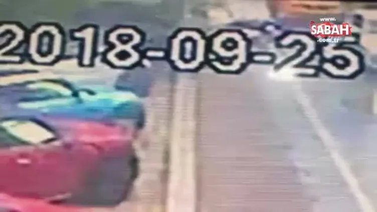 Can Bonomo’nun geçirdiği kaza kamerada