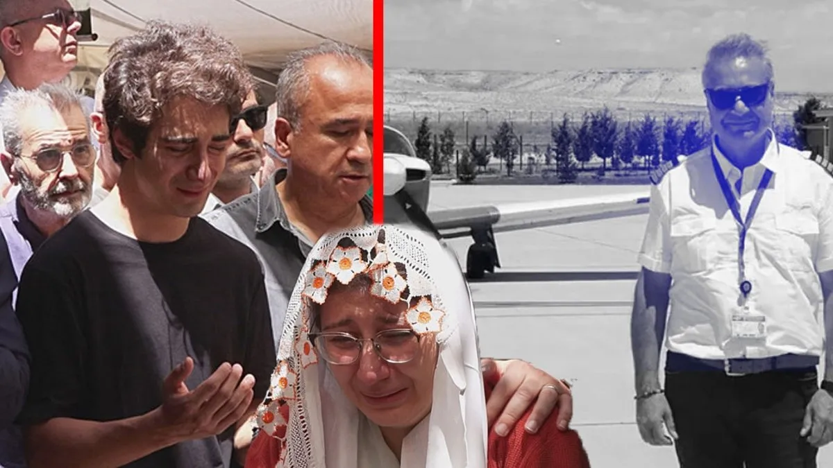 Dünya turu hayali yarım kalmıştı! Pilot Mehmet Demirci son yolculuğuna uğurlandı! Çocuklarının feryatları kahretti!