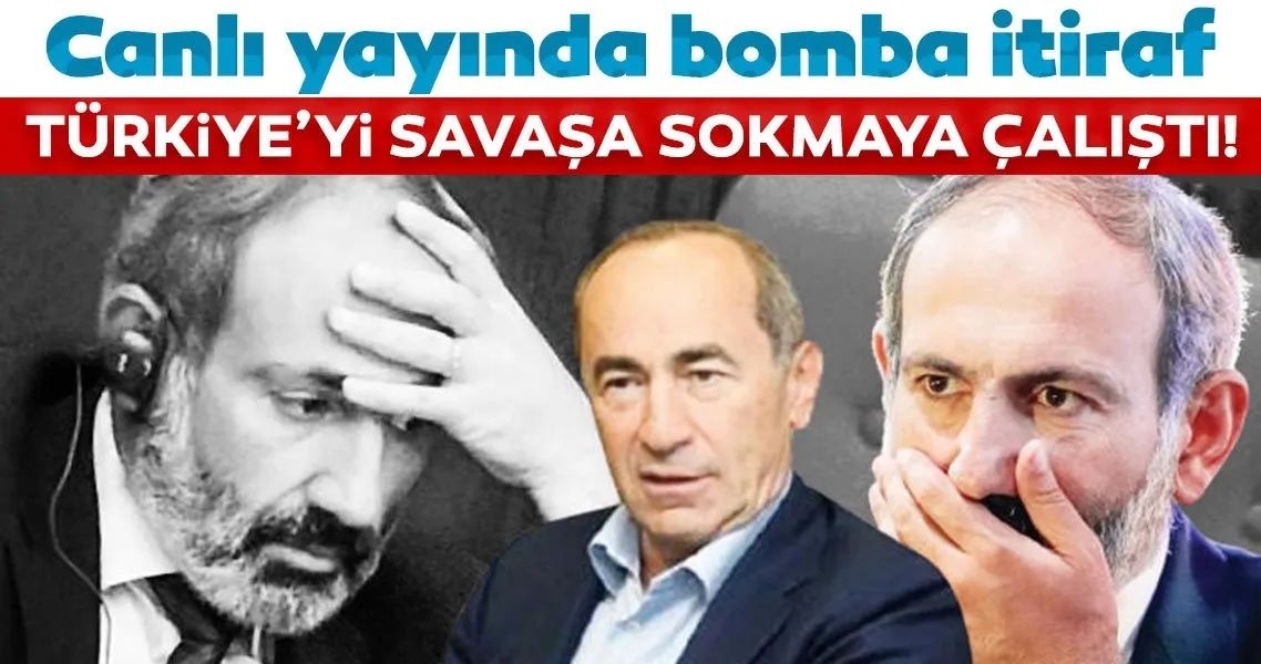 Son dakika: Ermenistan'da itiraf gibi açıklama! Türkiye'yi savaşa çekmeye çalıştı