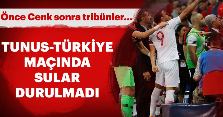 Tunus - Türkiye maçından kareler