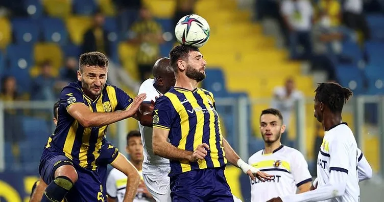 Ankaragücü-Menemenspor maçında 4 gol var kazanan yok!