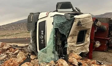 Şırnak’ta sondaj aracı devrildi: 1 ölü, 1 yaralı! #sirnak